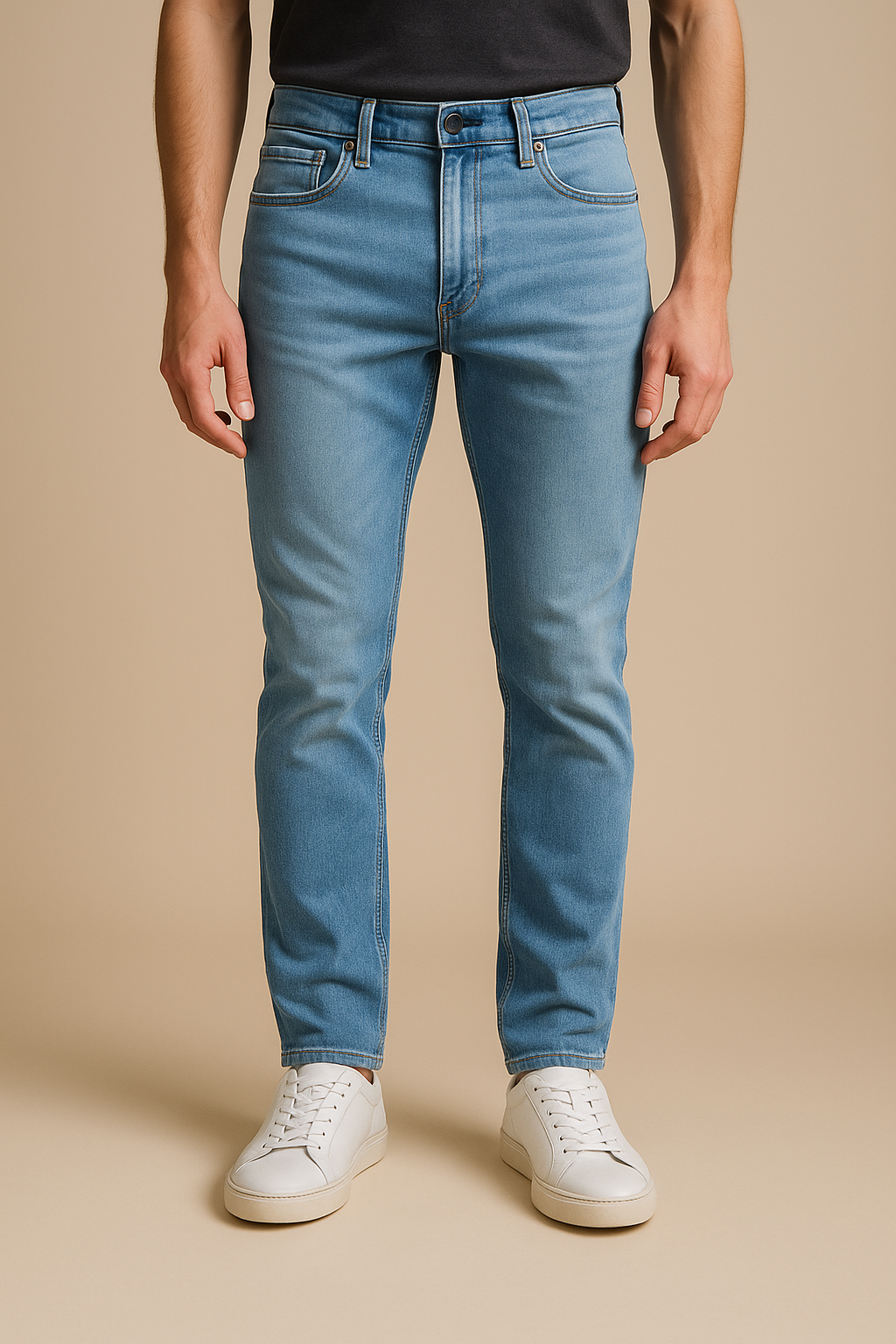 Light blue, regular -fit jeans
