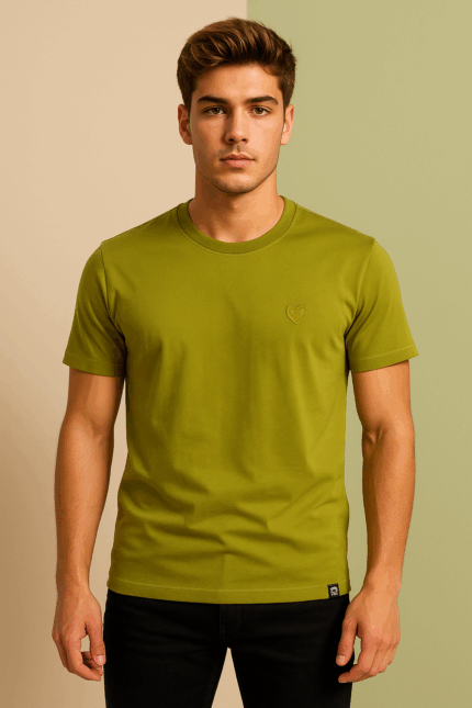 Men’s Plain Crew Neck Cotton T-Shirts