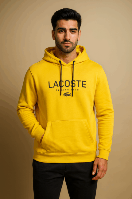 Lacoste Sailing Club Yellow Hoodie
