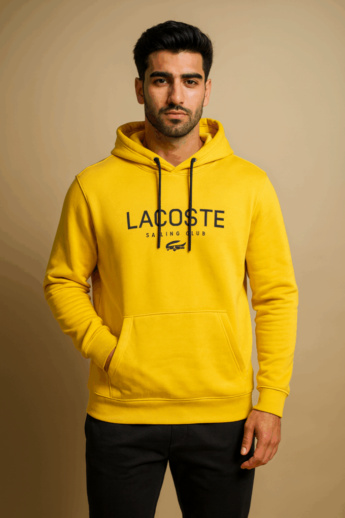 Lacoste Sailing Club Yellow Hoodie