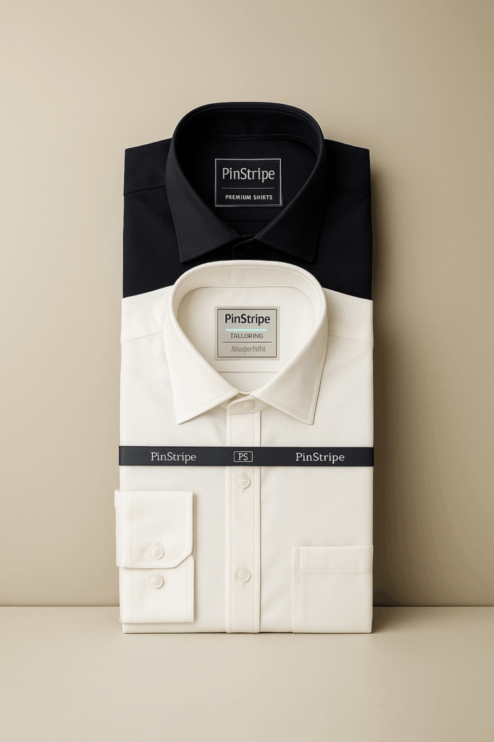 Men's Classic White Dress Shirt - Image 2