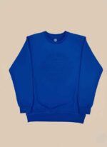 Blue Embossed Sweatshirt - Image 2