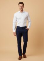 Men's Classic White Dress Shirt - Image 2