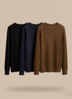 Brown-Crewneck-Shirt