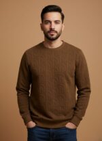 Brown Crewneck Shirt