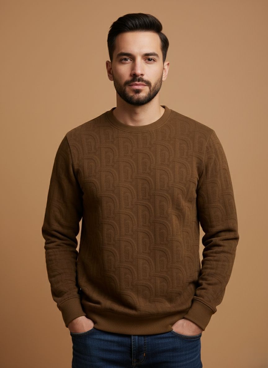 Brown Crewneck Shirt Brown Crewneck Shirt