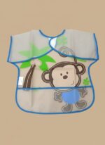 Adorable Monkey Waterproof Feeding Bib - Image 2