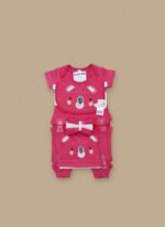 Adorable Hot Pink Koala Baby Outfit Set - Image 2
