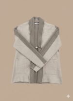 Beige & Brown Striped Sweater