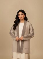 Beige & Brown Striped Sweater