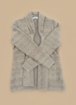 Beige Patterned Sweater