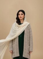 Beige Patterned Sweater