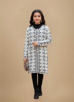 Black and White Patterned Sweater