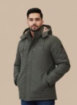 Men's Heavyweight Hooded Winter Parka Jacket