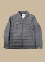 Men's Black Puffer Jacket - Image 4