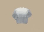 Cozy Ombre Toddler Sweater for Girls - Fluffy Knit in Grey & White - Image 2