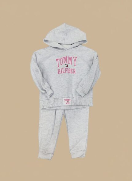 Boys Grey Tracksuit | Tommy Hilfiger Hooded