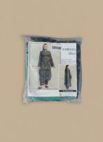 Elegant Women's Ethnic Dress - Black & Blue Printed Traditional Suit - Image 2