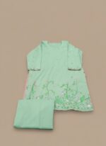 2 pc hand painted suit in Pakistan - Image 2