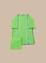 Hand Painted Stitched Cotton Suit - Image 2