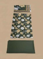 Gelani's 3pc Unstitched Khaddar Suit – Green Winter Wear - Image 2