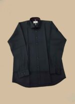 Men's Black Formal Shirt | royal full Sleeve - Image 2