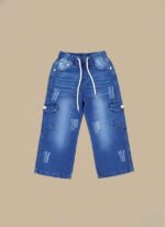 Buy Boys Wide Leg Cargo Jeans | Gelani Winter Wear - Image 4