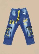 Buy Boys Cargo Denim Jeans  - Gelani Winter Wear - Image 3