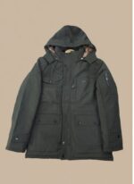 Premium fleece jacket for men in Brown | Winter - Image 3