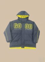 Nike Puffer Hooded Winter Coat for Men - Blue - Image 2