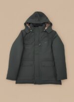 Gelani's dark gray jacket for men – Winter Heavy Parka - Image 4