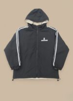 Senlindid black Jacket with Hood - Image 2