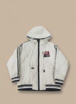 Men's Designer Knit Beanie Hat with Medusa-Style Gold Emblem - Image 2