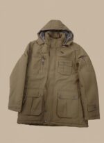 Premium fleece jacket for men in Brown | Winter - Image 2