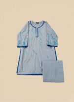 Stitched Hand Painted Cotton Suit - Image 2