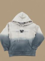 Boy Gradient Print Pullover Ombre Hoodie - Image 2