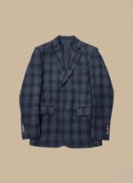 Dark Blue Dress Coat for Men | Gelani’s Wool Coat - Image 6