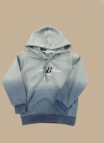 Boy Gradient Print Pullover Ombre Hoodie - Image 3