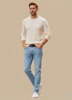 Gelani's men's dark blue stitched jeans pant for winter wear Front view of premium light blue jeans pant for men on plain background Close-up of high-quality denim fabric and stitching on men's pants Side profile of light blue jeans pant for men showing pocket detail Stylish stitched denim jeans for men by Gelani's Pakistan Gelani's men's dark blue stitched jeans pant for winter wear Front view of premium light blue jeans pant for men on plain background Close-up of high-quality denim fabric and stitching on men's pants Side profile of light blue jeans pant for men showing pocket detail Stylish stitched denim jeans for men by Gelani's Pakistan