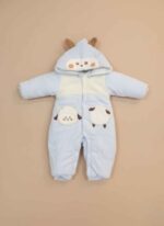 baby romper Pakistan - Warm Winter Fleece Romper for Babies - Image 3