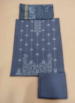 Peach Slub 3pc Unstitched Suit - Mizaaj by AALAYA - Image 2