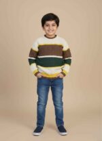 Kids Multi Color Sweater in Pakistan - Warm Winter Knitwear