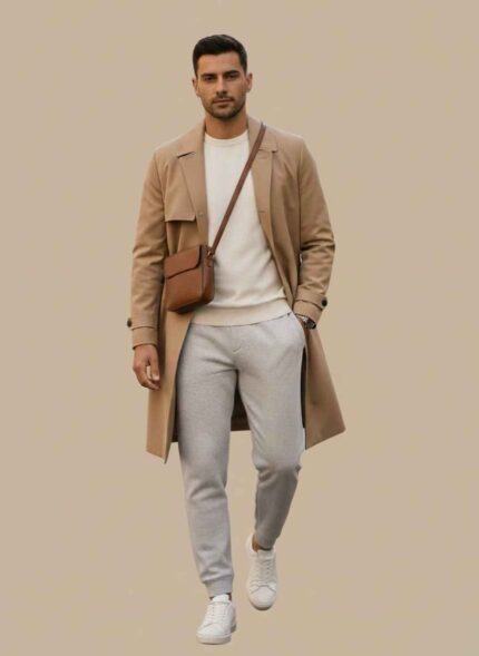 Gelani's men's dark gray stitched wool trousers for winter Close-up of premium wool fabric on light gray trousers for men Side view of off white wool dress pants showing stitching detail Men's formal blue wool trousers available in sizes 30 to 40 Stylish Pakistani men's winter formal wear wool trousers by Gelani's whool trouser for men